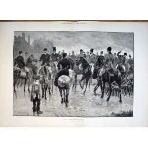  Royal Buckhounds Buck Hounds Meet Hunt Hunting 1882