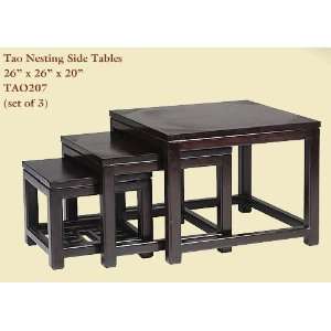  William Sheppee USA   Tao Nesting Side Tables Set/3TAO207 
