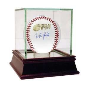  Mike Lowell Autographed Ball   2007 World Series 