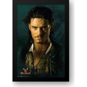  Pirates of the Caribbean   Will Turner 26x38 Framed Art 