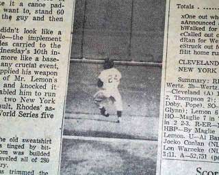   The Catch Baseball World Series 1st Rpt. NY GIANTS Newspaper  