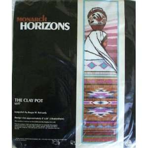  Monarch Horizons The Clay Pot   Longstitch Needlepoint 