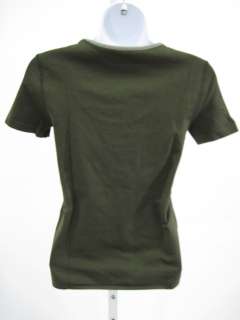You are bidding on an AUTHENTIC PRADA Green Short Sleeve Shirt Top In 