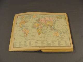 1963 OLD WORLD MAP ATLAS COUNTRIES PRINT BOOK BOOKLET  