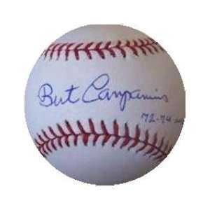  Bert Campaneris autographed Baseball inscribed 72 74 World 