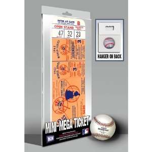   Yankees 1962 World Series Game 3 Mini Mega Ticket