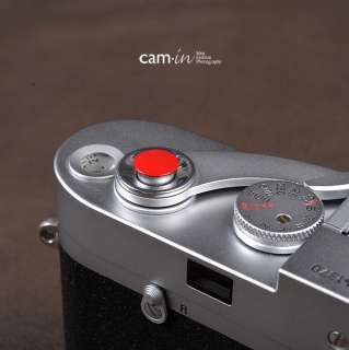 Cam in Red Soft release shutter button Leica Contax Rollei Hasselblad 