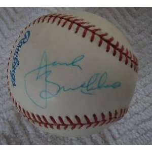  JACK BRICKHOUSE signed AL baseball *CHICAGO CUBS* W/COA 