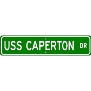  USS CAPERTON DD 650 Street Sign   Navy Ship Gift Sailor 