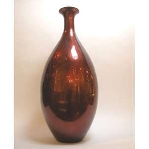  Caprice Ceramic Vase Red Copper 25.5 Ht. 