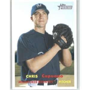  2006 Topps Heritage #443 Chris Capuano   Milwaukee Brewers 