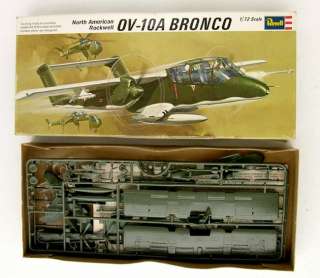 Vtg. Revell OV 10A BRONCO Plastic Model Assembly KIT Combat Jet Plane 