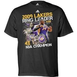 com adidas Los Angeles Lakers Youth Black 2009 NBA Champions #24 Kobe 