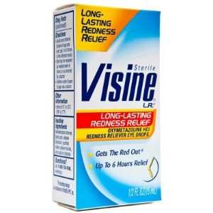  Visine  Eye Drops Redness Reliever, L.R., .5oz Health 