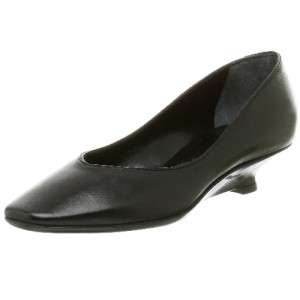 395 BALLY Black Leather Classic Heel Pumps Shoes US 10 EUR 40.5 NEW 