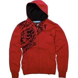 Fox Racing Abliss Zip Up Hoody   Large/Red Automotive