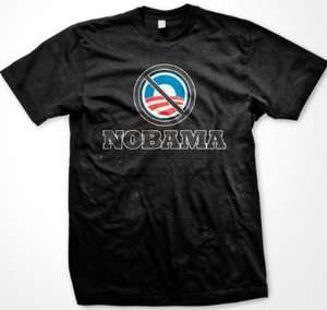 NoBama  Anti Obama Political Joke Anti Political President Mistake Men 