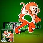 Orange Red Lovely Running Monkey Design Bottle Opener