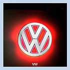 Car LED Decal Logo Light Badge Emblem Sticker Lamp Red For VW Bora 08