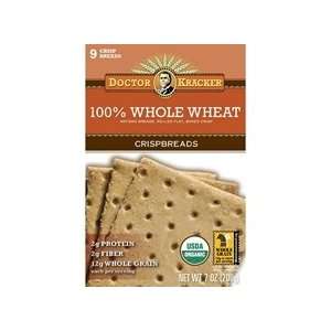  Dr. Kracker 100% Whole Wheat Crispbread (6x7 OZ 
