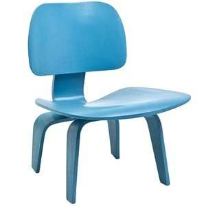  Molded Plywood Lounge Chair in Light Blue