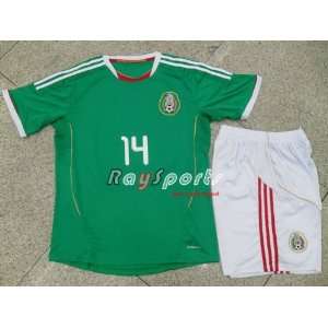 com #14 chicharito green mexico copa americas 2012 home jersey 2011 