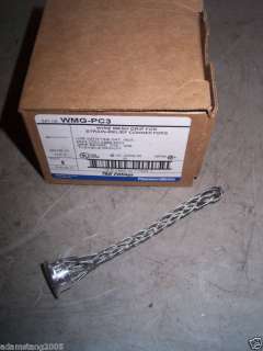 NEW T&B FITTINGS WMG PC3 WIRE MESH STRAIN RELIEF GRIP  