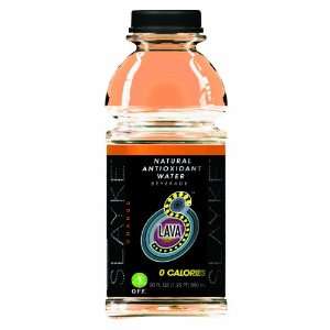 Slayke Water Lava Orange 20oz Bottle (Case of 24)  Grocery 