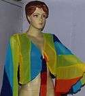 Rainbow Boho Belly Dance Top Gypsy Comfort Wear