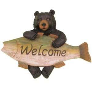  Bear and Fish Welcome Sign Case Pack 6