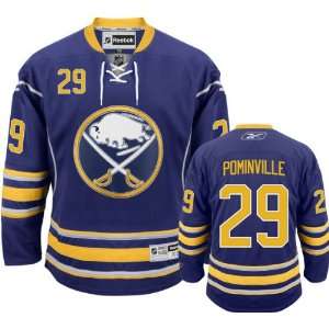 Jason Pominville Jersey Reebok Blue #29 Buffalo Sabres Premier Jersey