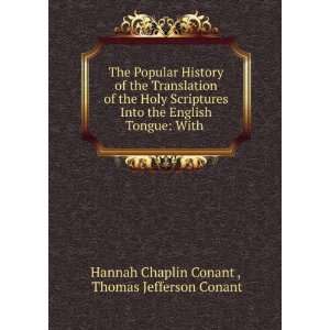   Tongue With . Thomas Jefferson Conant Hannah Chaplin Conant  Books