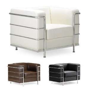 Fortress Leather Armchair (Inspired by Le Corbusier) Zuo Modern Living 