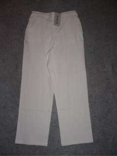   TOO Womens White Cotton Pull On Pants 8 10 14 16 18 Short Inseam 27