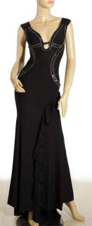 Evening Party Gown Black Prom Formal Dress S L 20778  