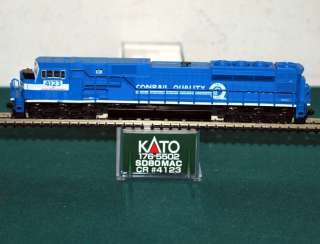 Conrail 4123 SD 80MAC D. Locomotive Kato 176 5501A N Scale Ditch 