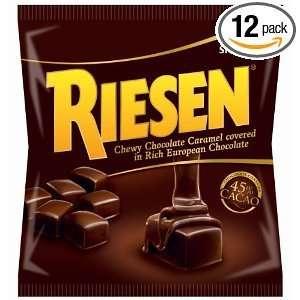 Bags of Riesen Caramels Covered in Rich European Chocoate 70g Each Bag 