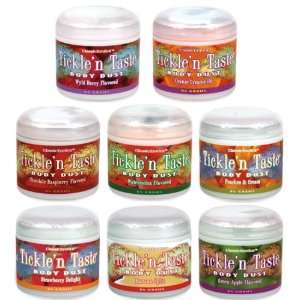  TICKLE & TASTE COMPLETELY EDIBLE FLAVORED BODY POWDER 