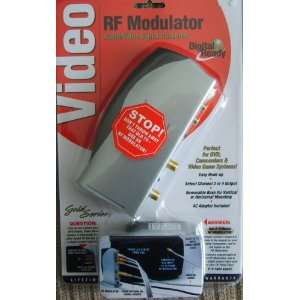  RF Modulator Audio Video Signal Converter 
