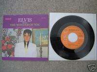 Elvis Presley 45rpm record & sleeve The Wonder Of You  