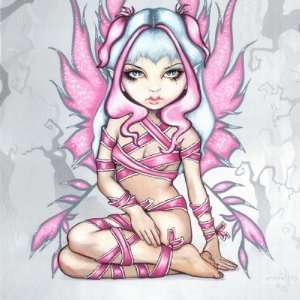  Pink Ribbon Fairy Sticker Arts, Crafts & Sewing