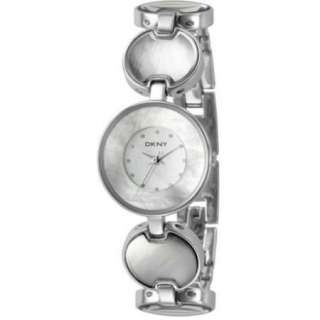 DKNY Watch NY4720 silver mother of pearl bracelet wrist  