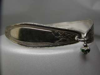   Plated Spoon Bracelet  Antique Magnetic Clasp 4819 Size 7   8  