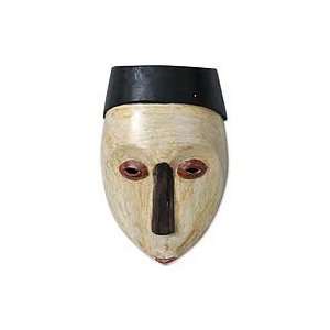  NOVICA Congolese wood African mask, Virgin Forest
