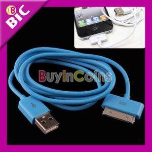   Connector Charger Cable Color Cord 4 Apple iPod iPhone 4 4G 4S 4GS