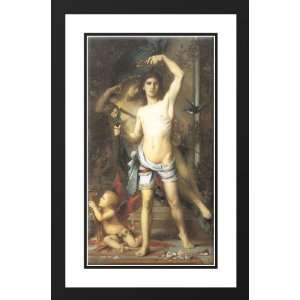  The Young Man and Death 25x29 Framed and Double Matted Art 