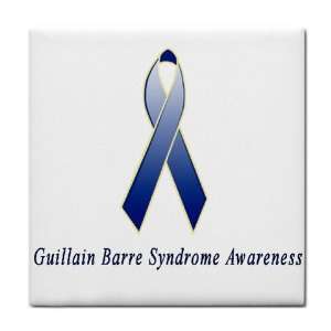 Guillain Barre Syndrome Awareness Ribbon Tile Trivet