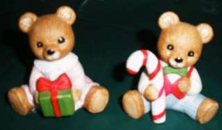 Vintage Homco Porcelain Christmas Figurines #5211  