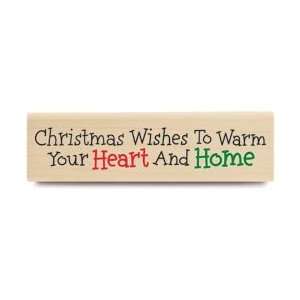  New   House Mouse Verses Mounted Rubber Stamp 1X4   Christmas 