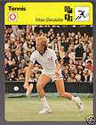 VITAS GERULAITIS Tennis 1978 FRANCE SPORTSCASTER CARD